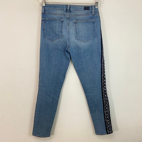 Paige Verdugo Ankle Paulinatux Embellished Jeans - Picture 8 of 9